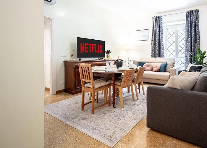 Apartment King Size Wifi Air Conditioning Tv50 10min Colosseo-trastevere Rome